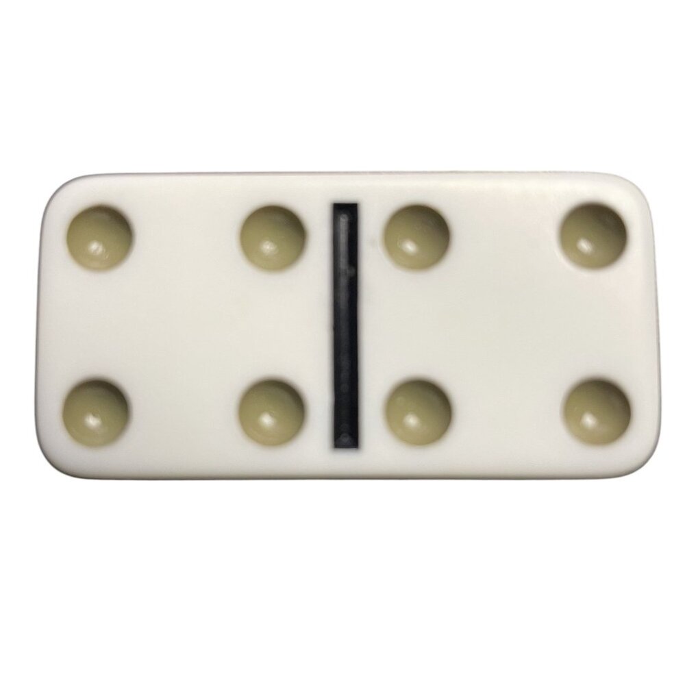 Double Twelve Dominoes Replacement Tile 4 4 Color Dot mq